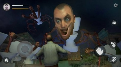 马桶人vs蜘蛛火车